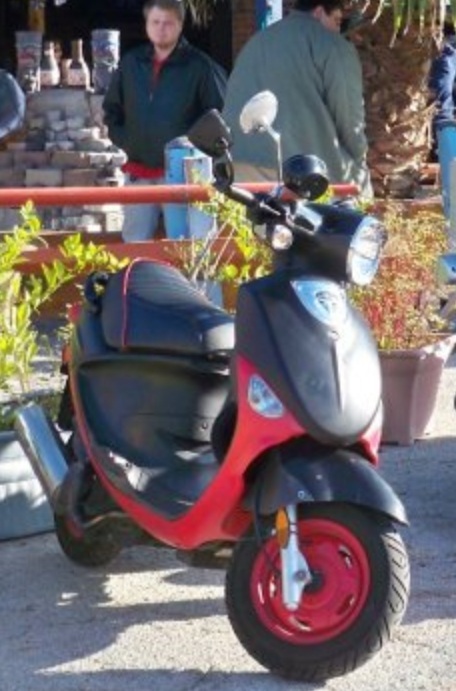 New Satin Black and Red paint job to match seat