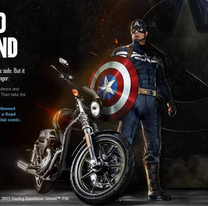 Harley Davidson Street 750 Captain America.JPG