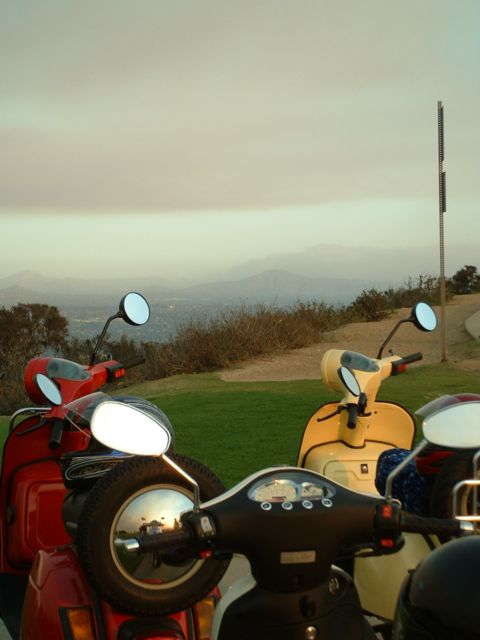 Mt. Soledad looking at the Jamul fire