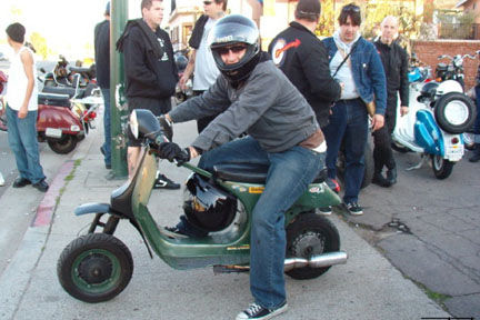 85mph Vespa cutdown.