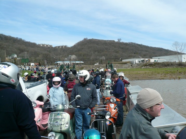 Can you find the Buddy?  This was on the river ferry crossing over to Kentucky.