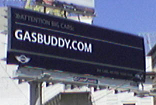 Mini's gasbuddy.com billboard.