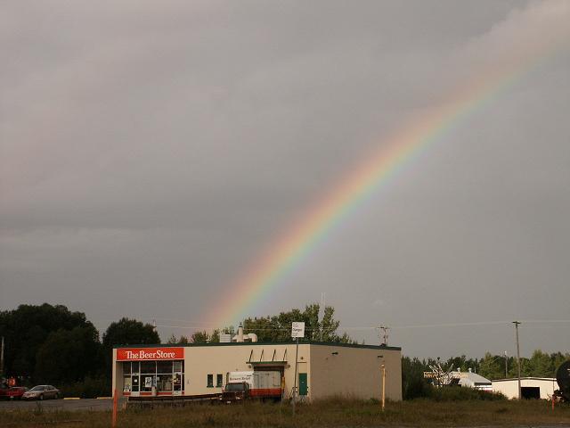 Found at the end of the rainbow.