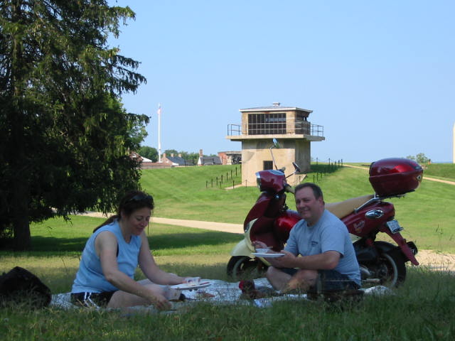 Picnic at Fort Washington National Park