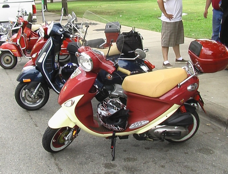 Taken at the Ready Steady Go Scooter Club's JFK Memorial Ride.