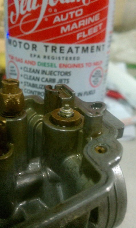 Valve view without float