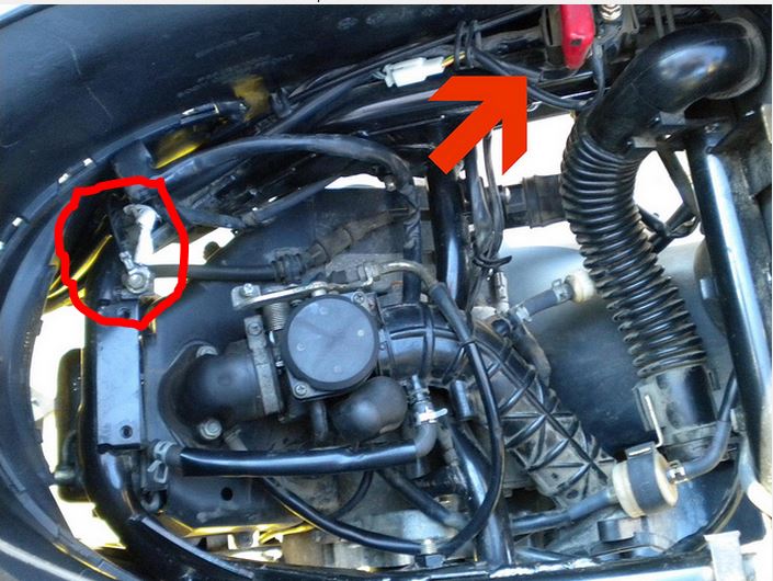 Genuine Buddy 125 Electrical Ground.JPG