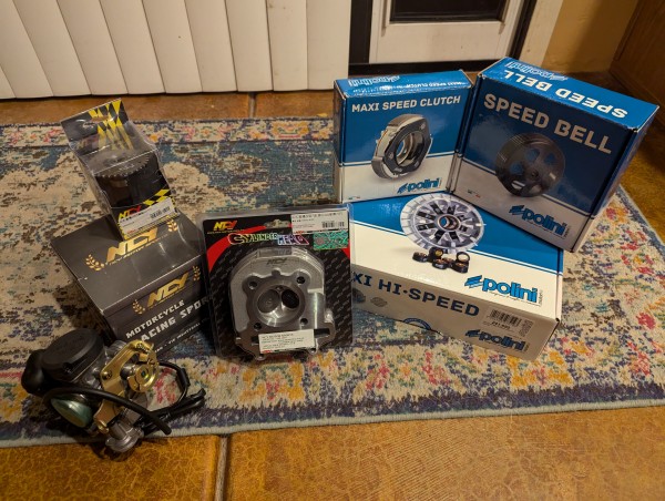 Parts cache.