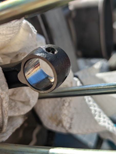 Small end of conrod looks great!