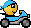 emoticon blue scooter.gif