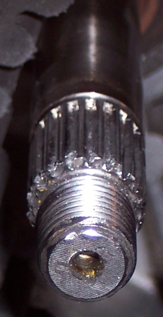 Crankshaft.  Does not look bad, lots of nice material.