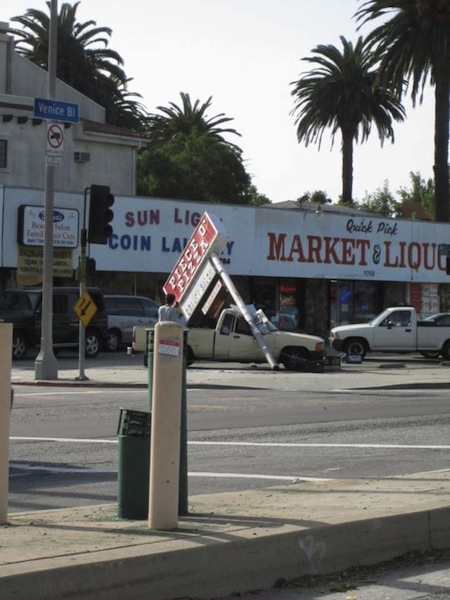 Pic from a friend; Venice Blvd.